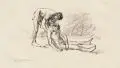 Max Liebermann, Der barmherzige Samariter, 1922, Lithografie auf feinem Bütten