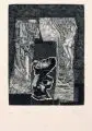 Heinz Plank, Hommage à Gustav Mahler V, 1985, Radierung auf Bütten