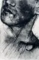 Piotr Szurek, Autoporträt, 1989, Aquatintaradierung und Kaltnadel auf kräftigem Papier