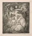 Heinrich Vogeler, Werden, 1921, Radierung und Aquatinta auf festem, strukturierten Papier