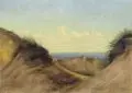 Max Jancke, In den Dünen, 1915, Öl auf Leinwand