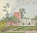 Otto Westphal, Italienische Landschaft mit Blick auf den Vesuv