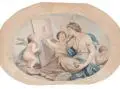 Francesco Bartolozzi, Allegorie der Skulptur / Allegorie der Malerei. Spätes 18. Jh