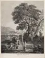 Peter Paul Benazech, Campagne de Gréce, Kupferstich auf Bütten mit Wasserzeichen (nicht identifiziert) nach einem Gemälde von Andrea Locatelli