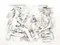 Die Macht der Musik by Oskar Kokoschka, 1966, Lithografie auf kräftigem Bütten, offered Mar 2017