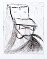 Jonathan Meese, Junker Toni, 2006, Radierung mit Tonplatte auf Bütten