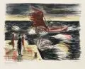Gabriele Mucchi, Am Meer, 1959, Farblithografie auf kräftigem Bütten