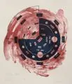 Olaf Nicolai, Tableau / Wert, 1994, Farblithografie auf kräftigem, strukturierten Papier