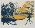 Uwe Schwarz, An der Zschopau, Farbserigrafien auf Bütten