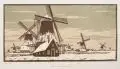 Carl Thiemann, Verschneite Windmühle