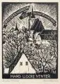 Hans Venter, Sieben Sächsische Ansichten. 1. H. 20. Jh, Holzschnitte auf Japan, Japanbütten bzw. strukturiertem Papier