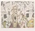 Felix Waske, Vier figürliche Darstellungen, 1978, Farbradierungen