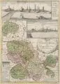 Johann David Schleuen, Das Fürstenthum Glogau zum Glogauischen Ober-Amt gehörig, Um 1750, Kupferstich auf Bütten, rand- und flächenkoloriert