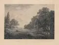 Christian Gottlob Hammer, Aus dem grossen Garten bey Dresden, Nach 1829, Radierungen auf Kupferdruckpapier