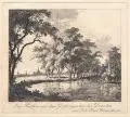 Eine Parthie aus dem Großengarten bei Dresden by Johann Friedrich Wizani, Radierung auf Velin, offered Dec 2016