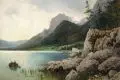 Carl Heyn, Mühlsturzhorn am Hintersee, Öl auf Leinwand
