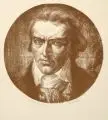 Karl Konrad Bauer, Schiller (in jüngeren Jahren), Farblithographien auf kräftigem Kupferdruckpapier