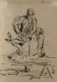 Albert Heinrich Brendel, Drei Studien mit Schafdarstellungen. 2. H. 19. Jh