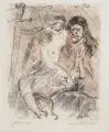 Lovis Corinth, Inquisita, Farblithographie auf Bütten