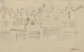 Josef Goller, Fünf Reiseskizzen von Sylt und Holland, Um 1920, Graphitzeichnungen und Bleistiftzeichnungen auf verschiedenen Papieren