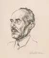 Max Liebermann, Bildnis August Gaul, 1922, Lithographie auf Bütten