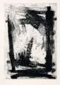 Reinhard Springer, Alte Weinpresse, 1988, Radierung und Aquatinta auf kräftigem Bütten