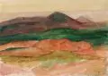 Erdhaftung by Claus Weidensdorfer, 2004, Aquarell auf Karton, offered Sep 2016