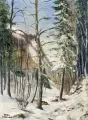 Carl Kessler, Winterwald. Mitte 20. Jh, Öl auf Leinwand