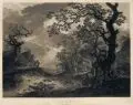 William Byrne, Autumn, 1795, Radierung und Kupferstich auf Bütten