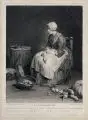 François-Bernard Lépicié, La Ratisseuse, Kupferstich auf Bütten