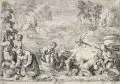 Jan van Ossenbeeck, Herbst, 1660, Radierung auf Bütten