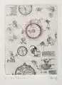 Thomas Ranft, …der Träume…, 1973, Farbradierung auf Bütten