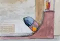 Uljana Rogoshina, O.T., Aquarelle auf Aquarellkarton