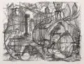 Horst Weber, Barock in Prag, Kreidelithographien auf kräftigem Papier