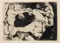Willy Jaeckel, Judith, 1915, Kaltnadelradierung auf festem Papier