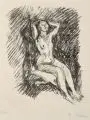 Sitzender weiblicher Akt by Hans Purrmann, Um 1920, Kreidelithographie auf Bütten, offered Mar 2016