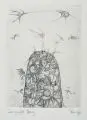 Thomas Ranft, Der große Berg, 1973, Farbradierung auf Bütten