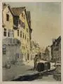 Otto Westphal, Sieben Stadtansichten und Landschaften. Anfang 20. Jh, Farblithographie