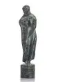 Wolfgang Friedrich, Umhüllt, 2013, Bronze, gegossen, partiell grün patiniert