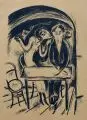 Gerd Böhme, Cremerie III, 1920, Lithographie auf dünnem Velin