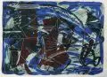 Veit Hofmann, 2' Urgottland, 1999, Farbserigraphie auf kräftigem Bütten
