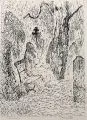 Wilhelm Rudolph, Friedhof mit Vision von Rudolphs Frau