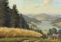 Willy Hanft, Landschaft im Schwarzwald. Ohne Jahr, Öl auf Leinwand