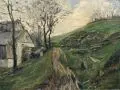 Max Schewe, Wassermühle im Vorfrühling, 1927, Öl auf Leinwand