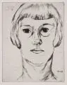 Erhard Hippold, Bildnis Gussy (?) / Selbstbildnis / Pieschener Hafen. 1932/ 1933