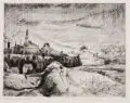 Erhard Hippold, Bischofswerda, Radierung auf Velin