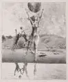 Ursula Mattheuer-Neustädt, Dialoge 6. Sommer hinter Glas, Lithographien auf Velin