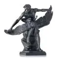 Ernst Wilhelm Paul, Gute Beute, Um 1897, Bronze, gegossen, schwarz patiniert