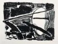 Dieter Goltzsche, Licht, 1988, Lithographie (Pinsel, Tusche, Kreide) auf kräftigem Büttenkarton