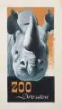 Horst Naumann, Breitmaulnashorn, 1967, Gouache und Blei auf Zeichenpapier, auf Untersatzkarton montiert